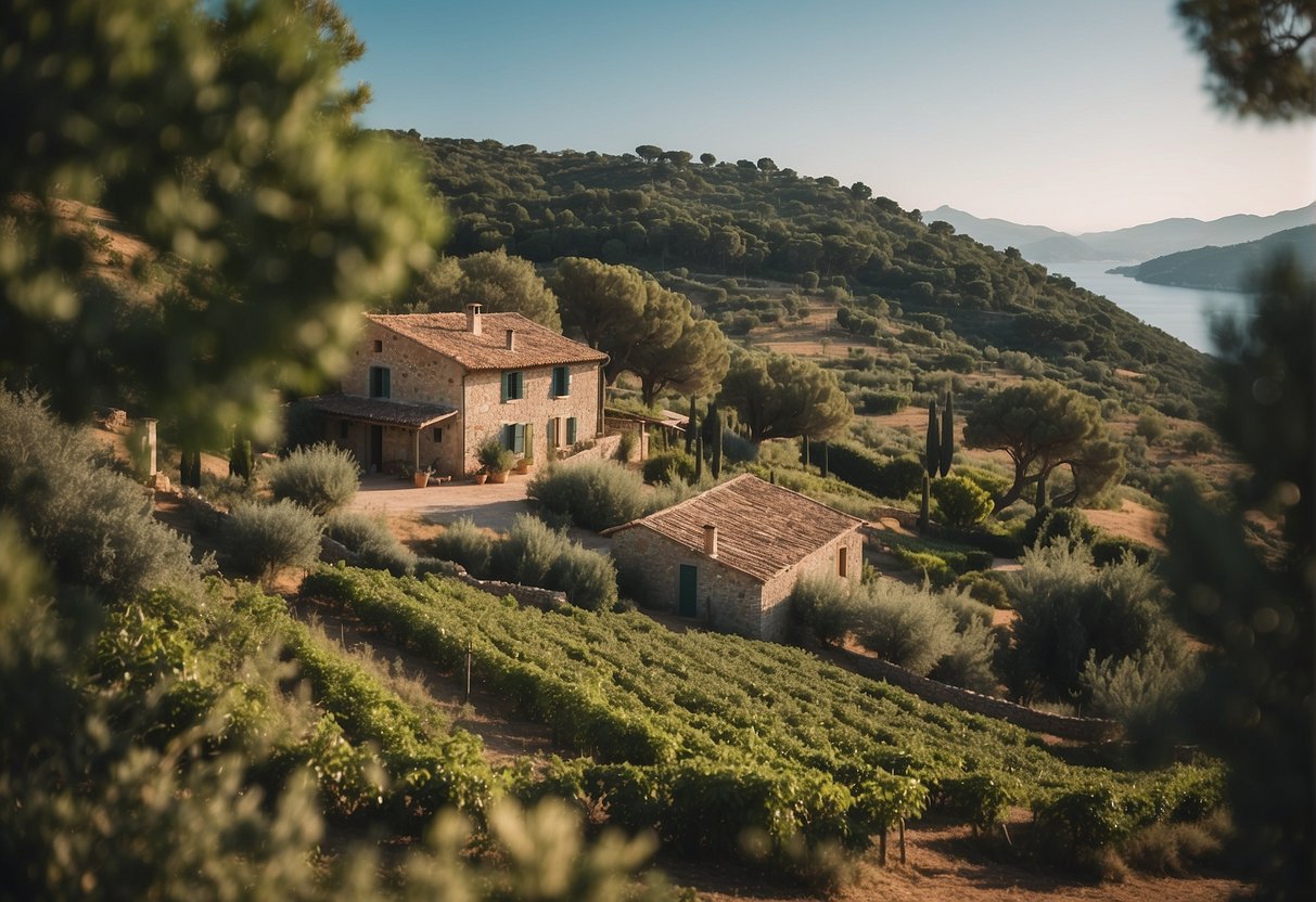 A peaceful agriturismo with camping plots nestled among lush gardens and fruit trees on the island of Elba